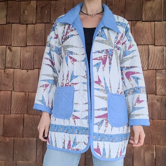 Hand Crafted Quilted Jacket - Picture 2 of 8